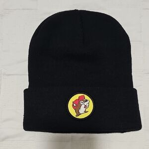 Buc-ee's Black Beanie And Christmas Beanie Bundle